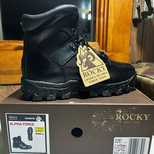 Rocky Alpha Force Men's Black Tactical Boots